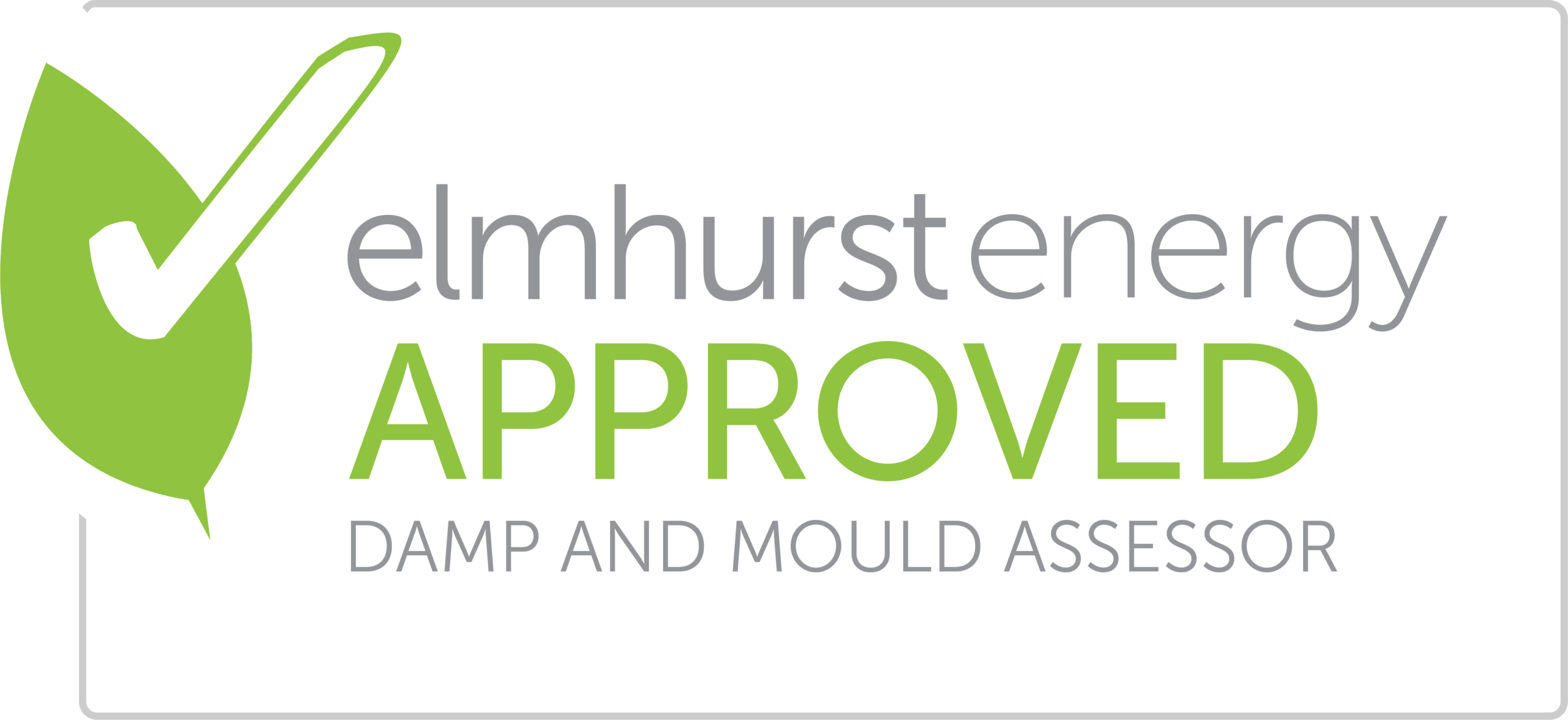 Elmhurst Energy Approved – Damp and Mould Assessor – view our accredited assessor profile